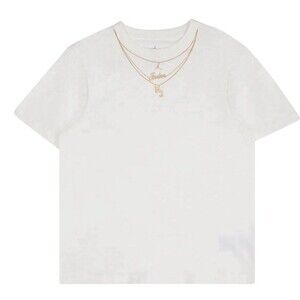 Jordan Women's Gold Chain WOMEN'S HER CHAIN TEE CORE SAIL DO5020-133 XL Nike NWT